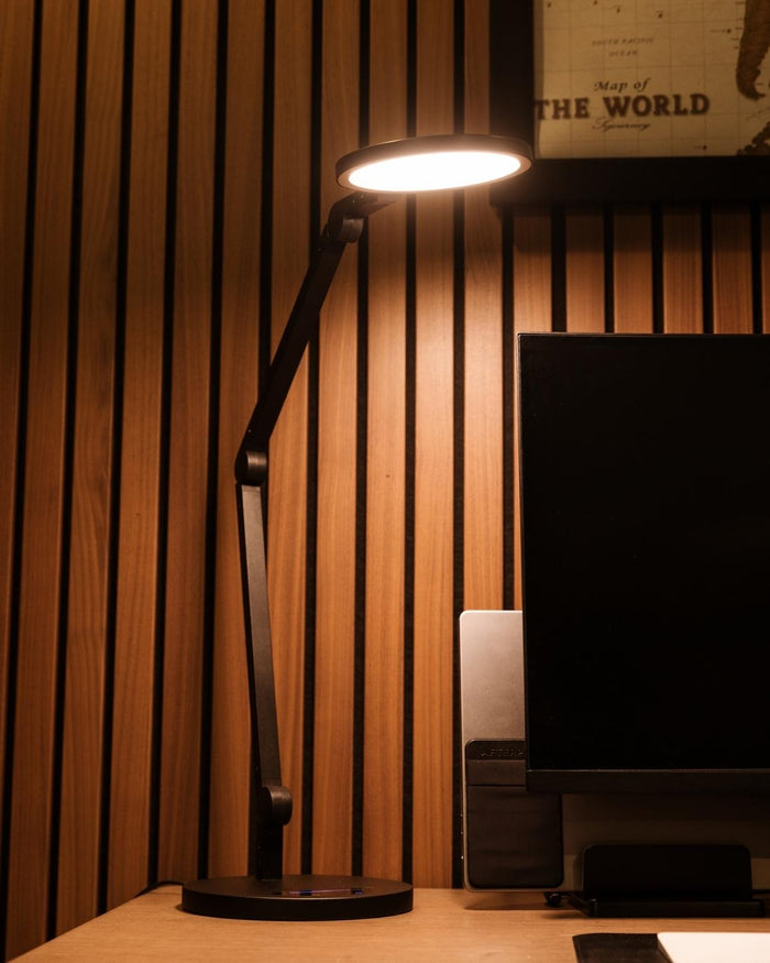 Edge Light 2.0 with Base Black LED Desk Lamp - Image 3