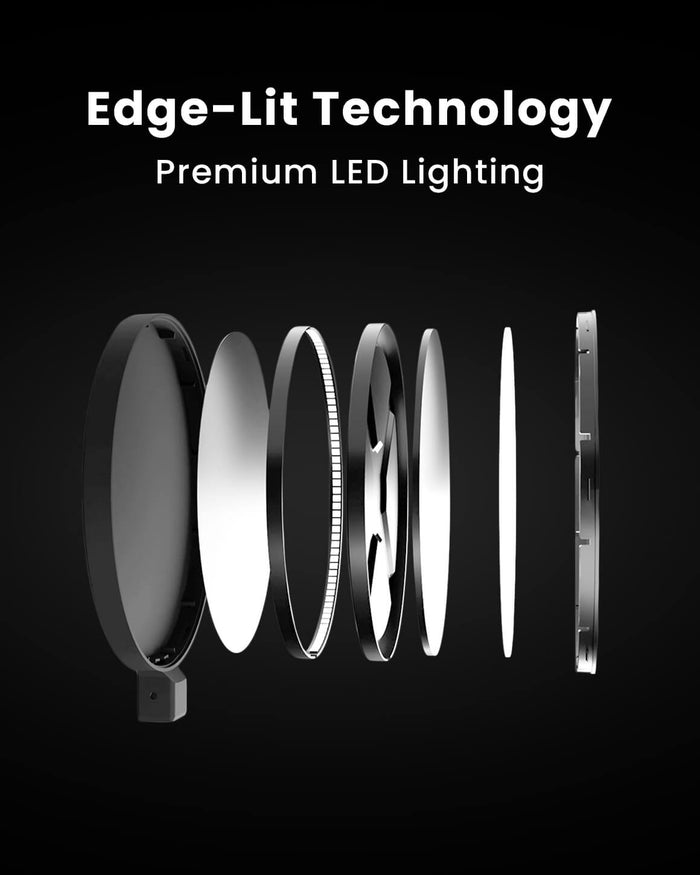 Edge Light 2.0 with Base Black LED Desk Lamp - Image 5